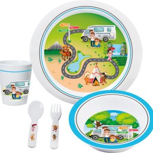 Melaminski set dječji Time to travel 3+