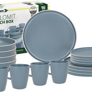 Melaminski servis Dolomit barvni - 16 delni