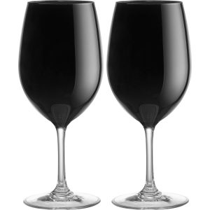 Set Wineglass Thango Black