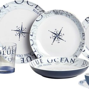 Melaminski servis za jelo Blue Ocean