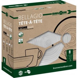 Melaminski set Bellagio TETE ( za 2 osebi)