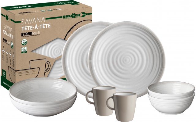 Melaminski set Savana TETE ( za 2 osebi)