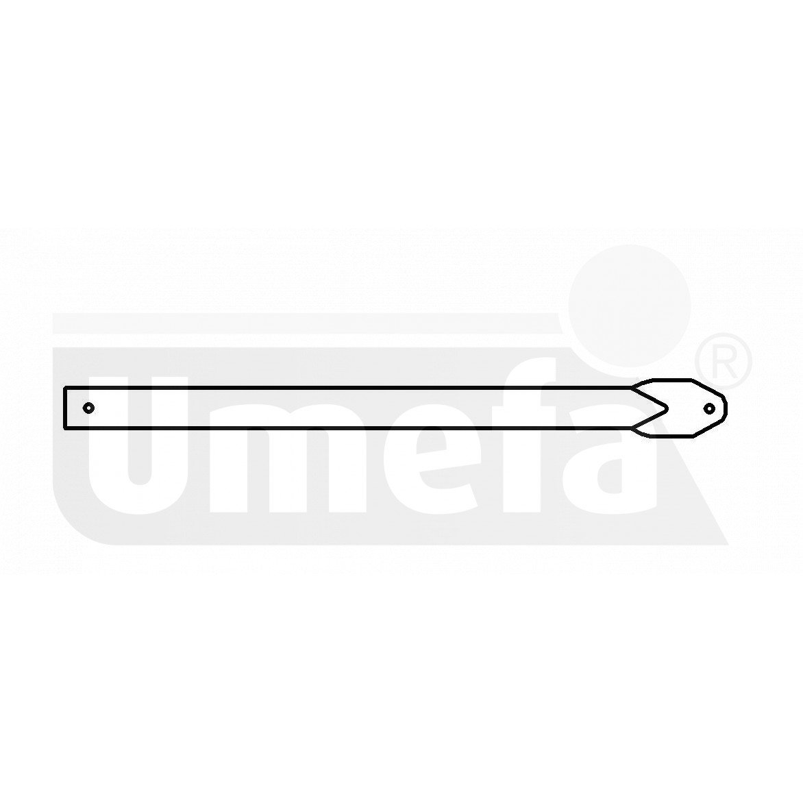 Šipka srednja spljoštena